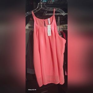JJ Perfection Orange Loose Fit Tank Top